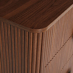 Acheter Atmosphera Commode 4 tiroirs effet noyer WANY - Marron