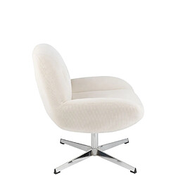 Avis Paris prix Fauteuil lounge Chill - Crème
