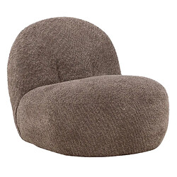 Paris prix fauteuil bouclette design - Marron