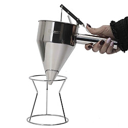 Avis Paris Prix Verseur de Pâte à Piston Inox 1,2L Argent