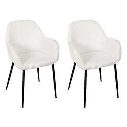 Paris prix Lot de 2 fauteuils Scott - Beige