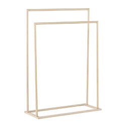 Paris Prix Portant à Vêtements Double Alva 100cm Naturel