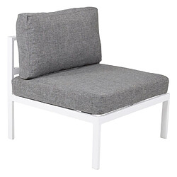 Paris prix Fauteuil de jardin Copacabana - Gris et blanc
