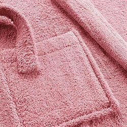 Avis Douceur D'Interieur Peignoir Col Châle en Coton Tendresse Bois de Rose