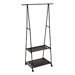 Five Simply Smart Portant à Vêtements Avec 2 Étagères Intissa 156cm Noir