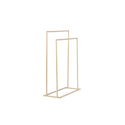 Paris Prix Portant à Vêtements Double Alva 100cm Naturel