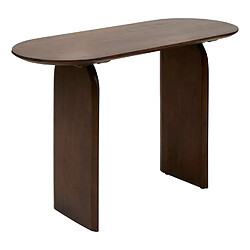 Atmosphera Console ovale en acacia ISANA - Marron Atmosphera - Console ovale en acacia ISANA - Marron - Design