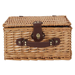 Paris Prix Panier Pique-Nique en Osier Exotique 39cm Marron