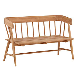 Paris prix Banc de jardin teck - Naturel