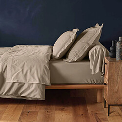 Acheter Douceur D'Interieur Drap Housse Lina 180x200cm Sable