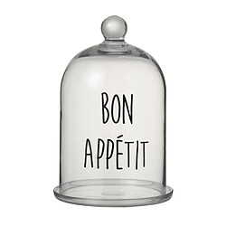 Paris Prix Cloche en Verre Bon Appétit 31cm Transparent