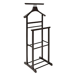 Five Simply Smart Valet de Chambre en Bois Antidérapant 103cm Noir