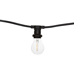 Atmosphera Guirlande Extérieur 10 Ampoules 520cm Noir