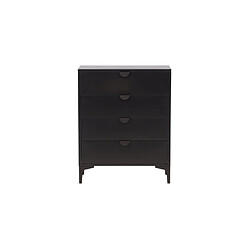 Paris prix Commode design 4 tiroirs - Noir