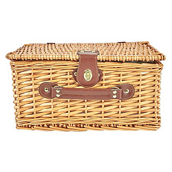 Paris Prix Panier de Pique Nique 4 Personnes 38cm Marron