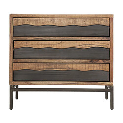 Paris prix Commode 3 tiroirs bois - Marron