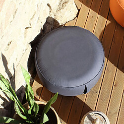 Avis Paris prix Pouf de jardin gonflable - Gris foncé