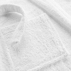 Avis Douceur D'Interieur Peignoir Col Châle en Coton Tendresse Blanc