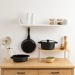 Five Simply Smart Batterie de cuisine en fonte d'aluminium - 4 pièces - Noir