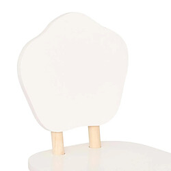 Atmosphera Chaise Enfant Douceur 47cm Blanc