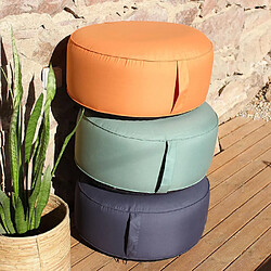 Acheter Paris prix Pouf de jardin gonflable - Cognac