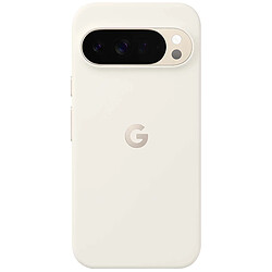 Google Coque pour Pixel 10 Pro XL en Silicone Souple Eco-conception Blanc