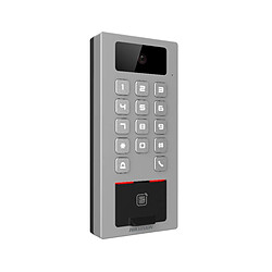Avis Hikvision Controlo de acesso com câmara IP65 IK09 - Impressão digital, MF DESFire, cartão QR e PIN - 10.000 utilizadores | 300.000 registo