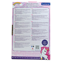 Acheter Lexibook Casque lumineux pliable Bluetooth et filaire Licorne avec limitation du volume