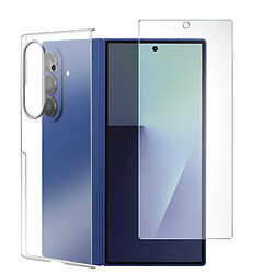 Samsung Pack 2-en-1 Coque Magnétique et Film de Protection pour Galaxy Z Fold7 Transparent