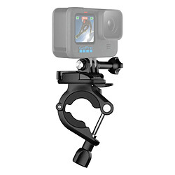 Gopro support guidon tige de selle - Noir Support guidon pour caméra sportive - pour tige de selle et poteau - compatible caméras Gopro HERO