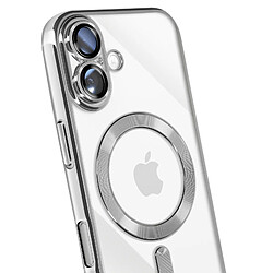 Avis Avizar Coque pour iPhone 17 Compatible MagSafe avec Contour Chromé Argent