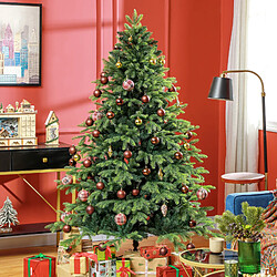 Blossom Paris Sapin de Noël artificiel 180 cm, 1700 pointes, pliable, support métal stable, vert