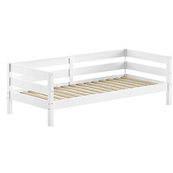 VIPACK Lit capitaine Margrit 90 x 200 cm coloris blanc