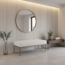 ICONIK INTERIOR Banc design - 2 places - Rembourré en polyuréthane - Konel Gris foncé