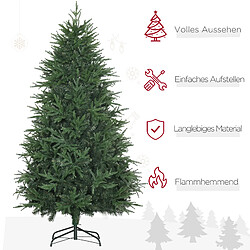 Avis Blossom Paris Sapin de Noël, sapin artificiel, apparence réaliste, montage rapide, plastique, Vert