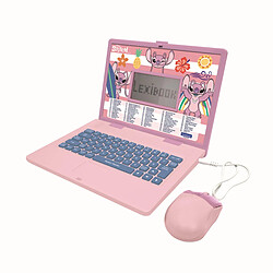 Lexibook Ordinateur portable ?ducatif bilingue Disney Stitch (FR/EN)