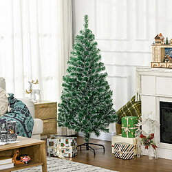 Blossom Paris Sapin de Noël artificiel 1.5 m, 416 branches, pied métal stable PET, vert, déco festive