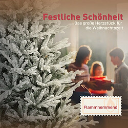 Avis Blossom Paris Sapin de Noël artificiel 180 cm avec neige, 1976 pointes pour intérieur