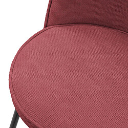 Avis Ml-design Lot de 4 tabourets de bar - Rouge