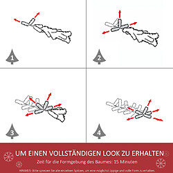 Acheter Blossom Paris Sapin de Noël artificiel 180 cm, 390 pointes, déco Noël pour intérieur