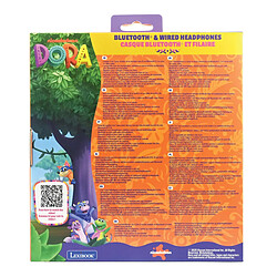 Avis Lexibook Casque 2 en 1 Dora Bluetooth et Filaire avec limitation de son