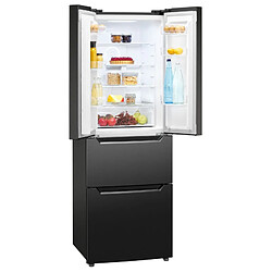 Réfrigérateur et congélateur 320L Noir Bomann KG7361-Noir pas cher