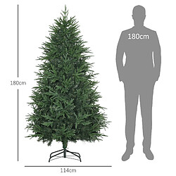 Blossom Paris Sapin de Noël, sapin artificiel, apparence réaliste, montage rapide, plastique, Vert