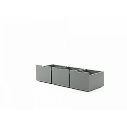 VIPACK 3 tiroirs de rangement pour lit