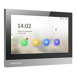 Moniteur d'interphone vidéo Hikvision DS-KH8380-WTE1
