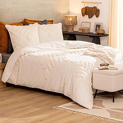 Atmosphera Parure de Lit Tufté Inuit Dreams 240x220cm Ivoire