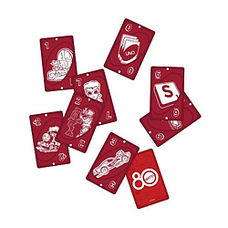 Uno Jeu de cartes édition 80 ans - Rouge rubis