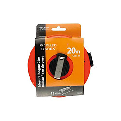 Fischer darex Mètre ruban en fibre - 20 m Mètre ruban - Ruban en fibre - Longueur 20 m - Boîtier en ABS