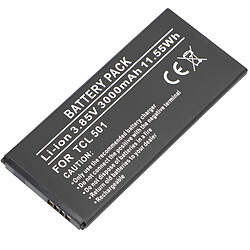 Avizar Batterie Li-ion 3.85V pour TCL 501 11,55Wh 3000mAh Noir