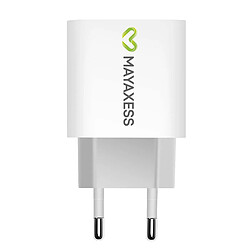 Mayaxess Chargeur Rapide USB-C 20W pour iPhone 17 / 17 Pro / 17 Pro Max / 17 Air Blanc pas cher